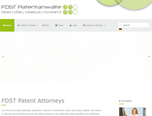 Tablet Screenshot of fdst-patent.com